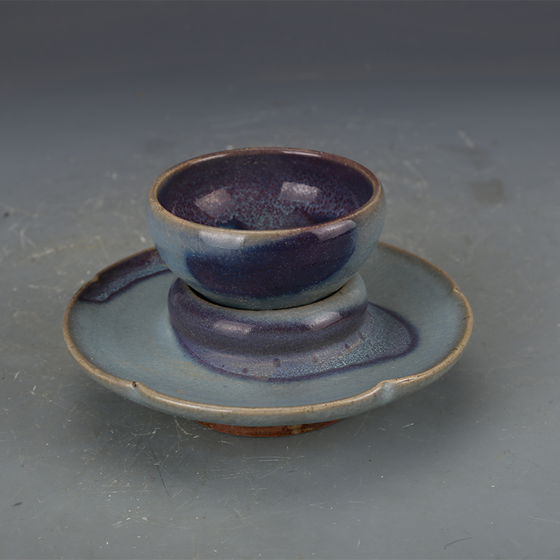 宋時代 古陶磁器 鈞窯 茶盞 杯盞 建盞 茶道具 置物 時代物 古董品 112fec9a9a0242ac110002.jpg