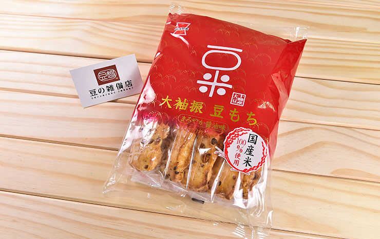 【豆嫂】日本零食 岩塚大袖振米果(塩味/醬油)(10枚)