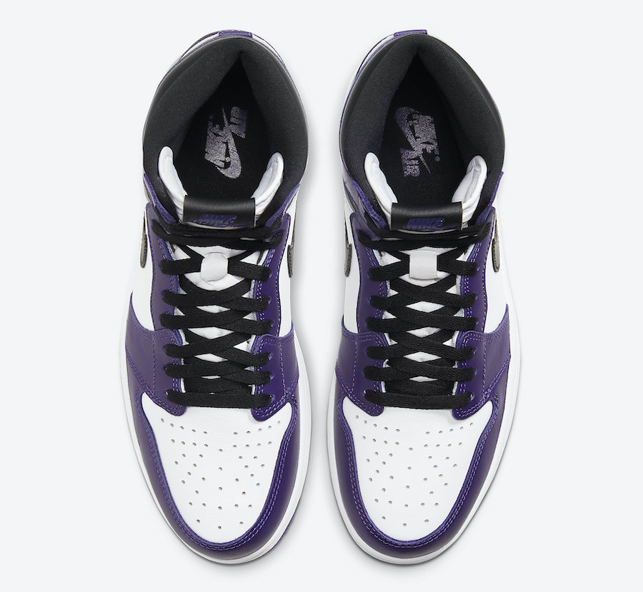 retro 1 white purple