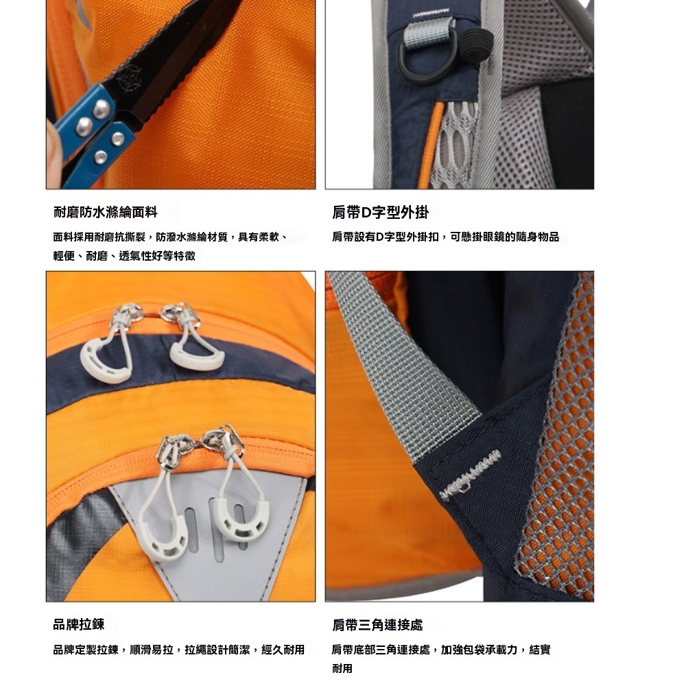 耐磨防水滌綸面料肩帶D字型外掛面料採用耐磨抗撕裂,防潑水滌綸材質,具有柔軟、輕便、耐磨、透氣性好等特徵肩帶設有D字型外掛扣,可懸掛眼鏡的随身物品品牌拉鍊肩帶三角連接處品牌定製拉鍊,順滑易拉,拉繩設計簡潔,經久耐用肩帶底部三角連接處,加強包袋承載力,結實耐用