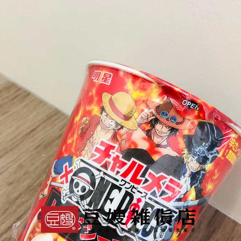 【豆嫂】日本泡麵 明星 航海王系列辣海鮮味杯麵(70g)