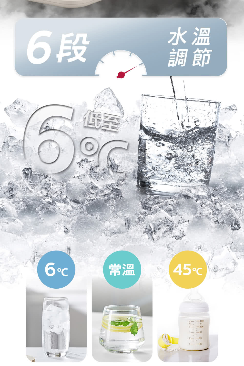 6段低至水溫調節常溫45120-60