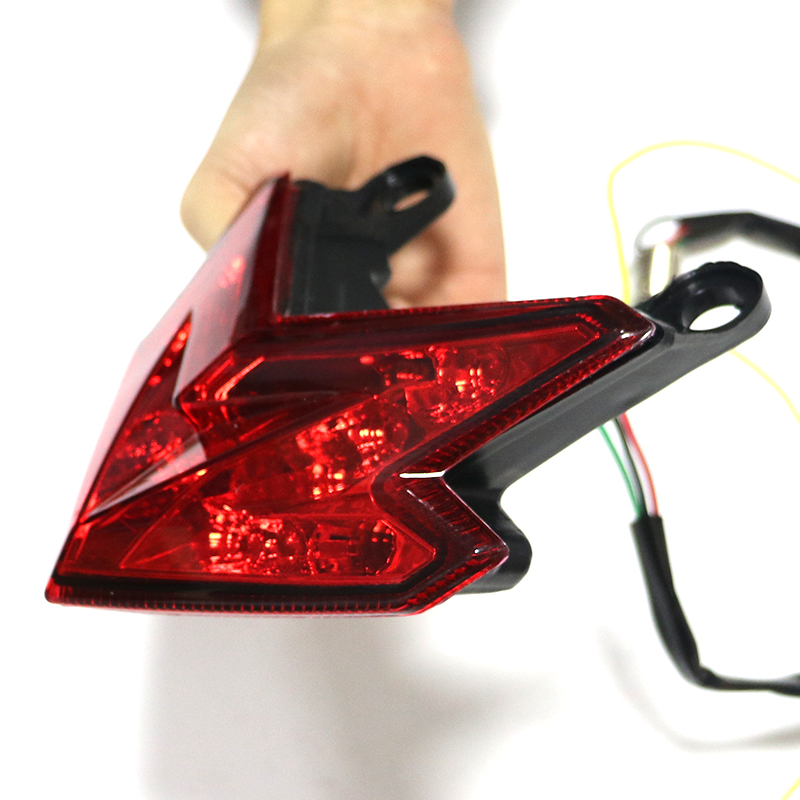 摩托車川崎Z800/ZX-6R z125 13-15年改裝后尾燈LED后剎車燈轉向燈| 協貿