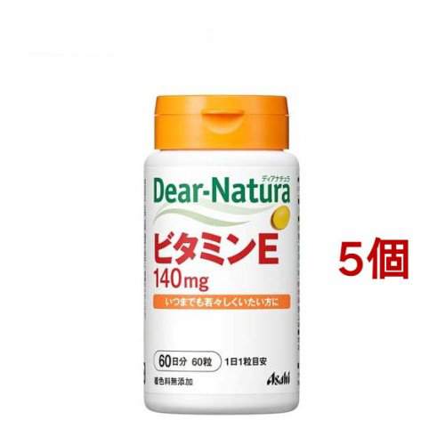 Dear-Natura 維他命E 60天份 (60顆*5罐) | 日本必買 | 日本樂天熱銷