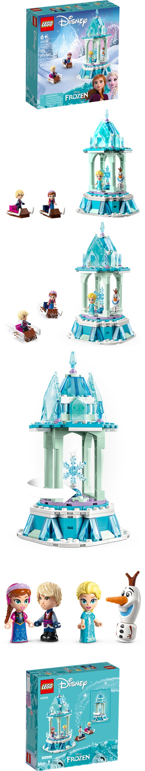 樂高LEGO 43218 Disney Classic 迪士尼系列 Anna 和Elsa 的魔法旋轉木馬 | 東喬精品百貨商城直營店 | 樂天 ...