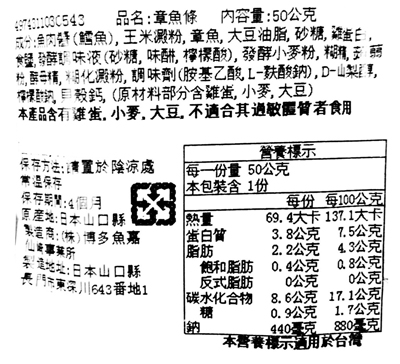 【豆嫂】日本乾貨 章魚/魷魚條