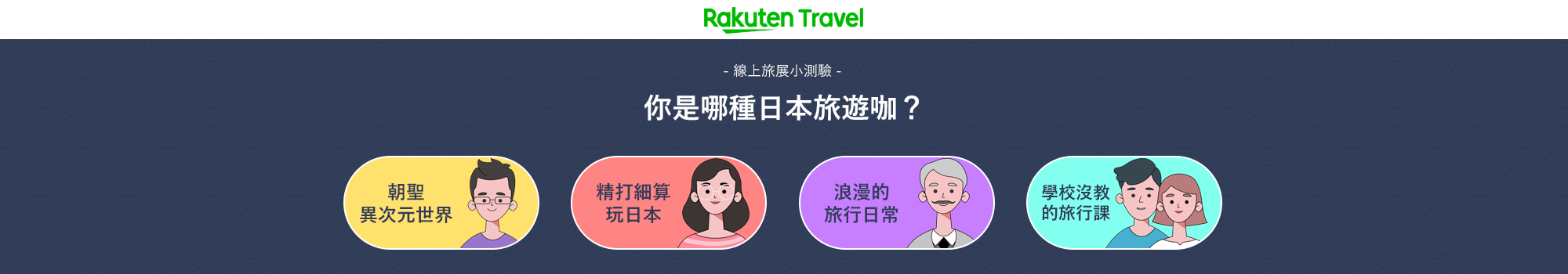 【樂天旅遊】你是哪種日本旅遊咖？