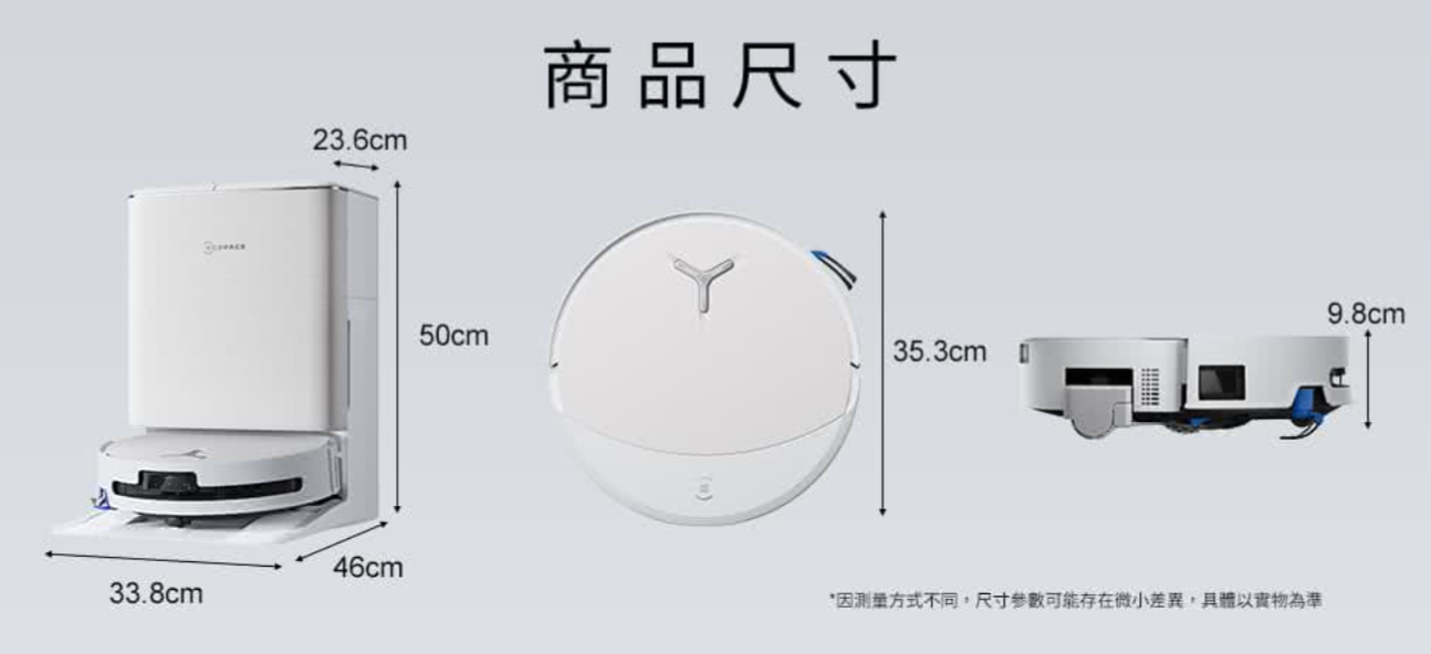23.6cm商品尺寸46cm33.8cm9.8cm50cm35.3cm*因測量方式不同,尺寸參數可能存在微小差異,具體以實物為準