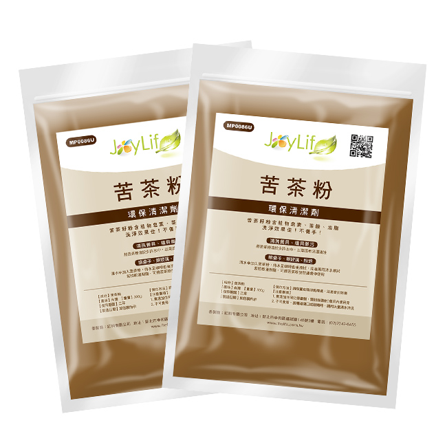 JoyLife嚴選 超值2入苦茶粉環保清潔粉500g