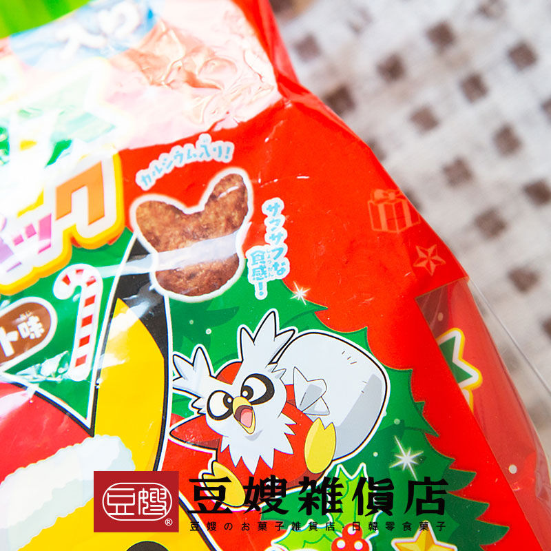 【豆嫂】日本零食 東鳩 寶可夢聖誕巧克力餅乾(5入)