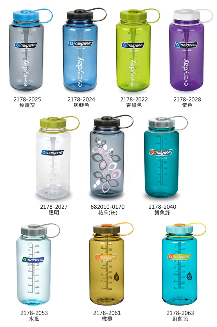 滿額領券折300 Nalgene Tritan寬嘴水壺1000cc Bpa Fee 不含雙酚a 城市綠洲 城市綠洲 官方直營 Rakuten樂天市場