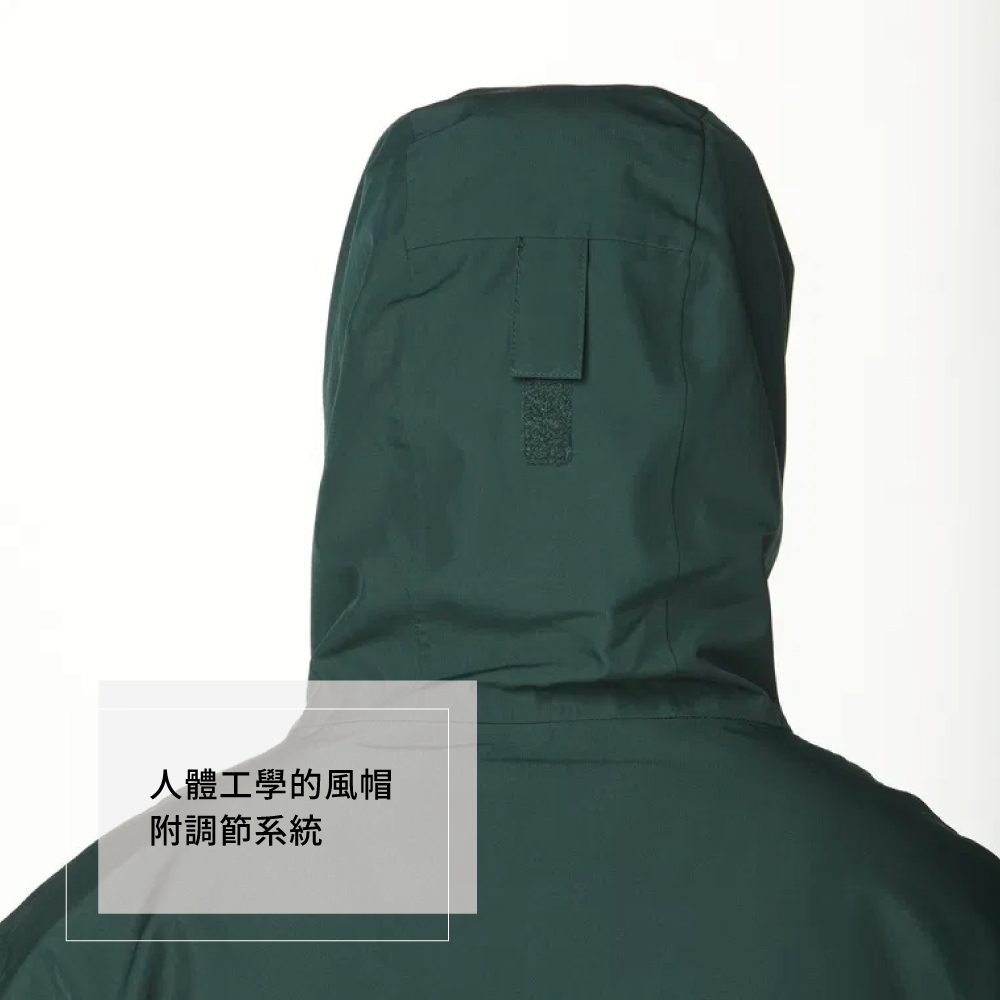 人體工學的風帽附調節系統