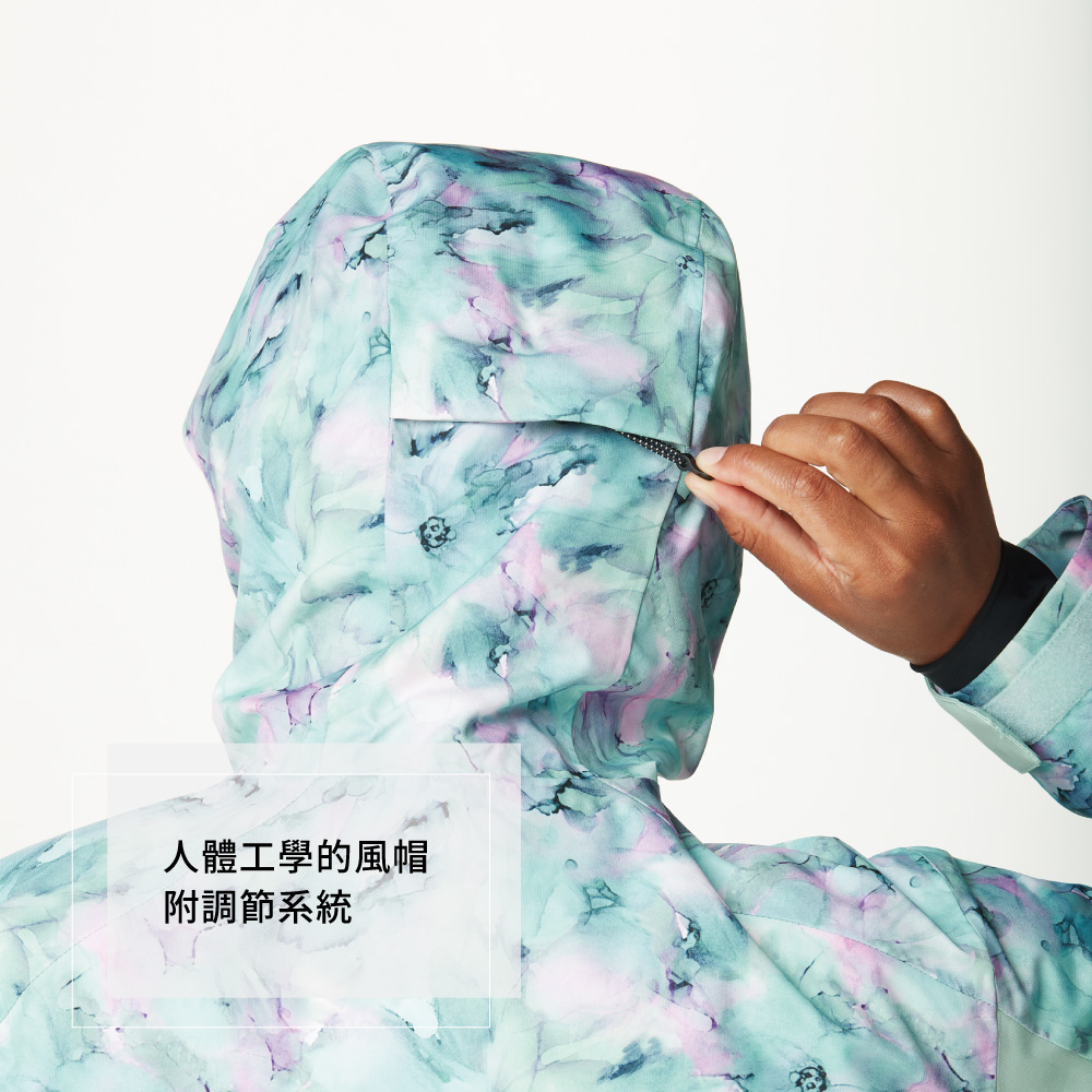 人體工學的風帽附調節系統