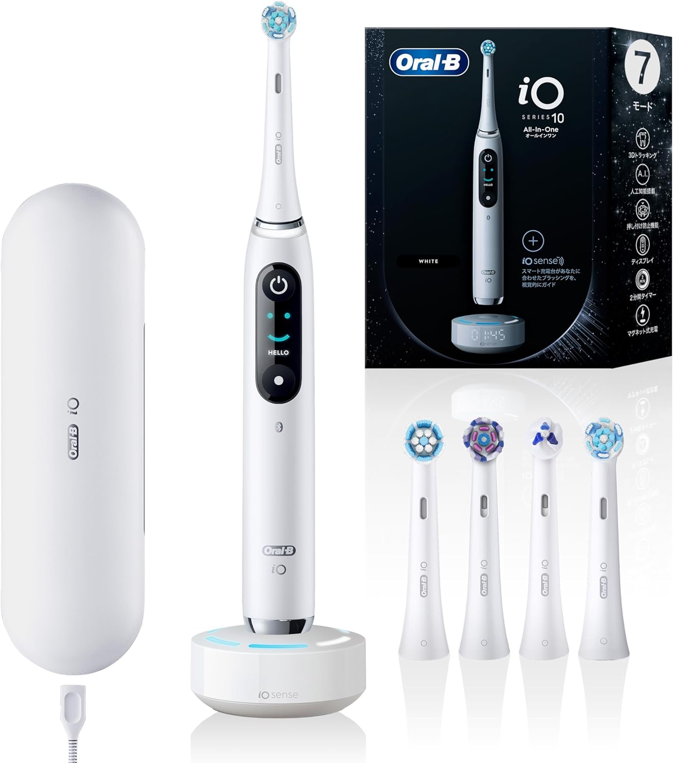 一年保固Oral-B iO9 Oral-B iO10 電動牙刷iOM92B22ACBK 七種刷牙智能