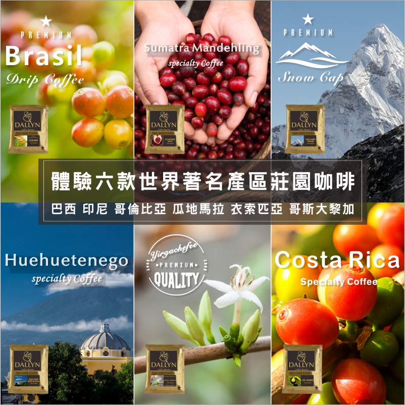 熱銷款嚴選世界著名產區莊園咖啡