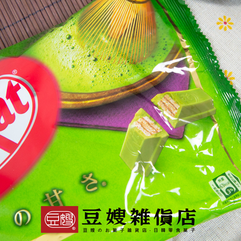 【豆嫂】日本零食 雀巢KitKat宇治抹茶巧克力餅乾(13入/袋)