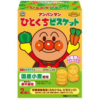 【豆嫂】日本零食 麵包超人幼兒餅乾(牛乳/蔬果)