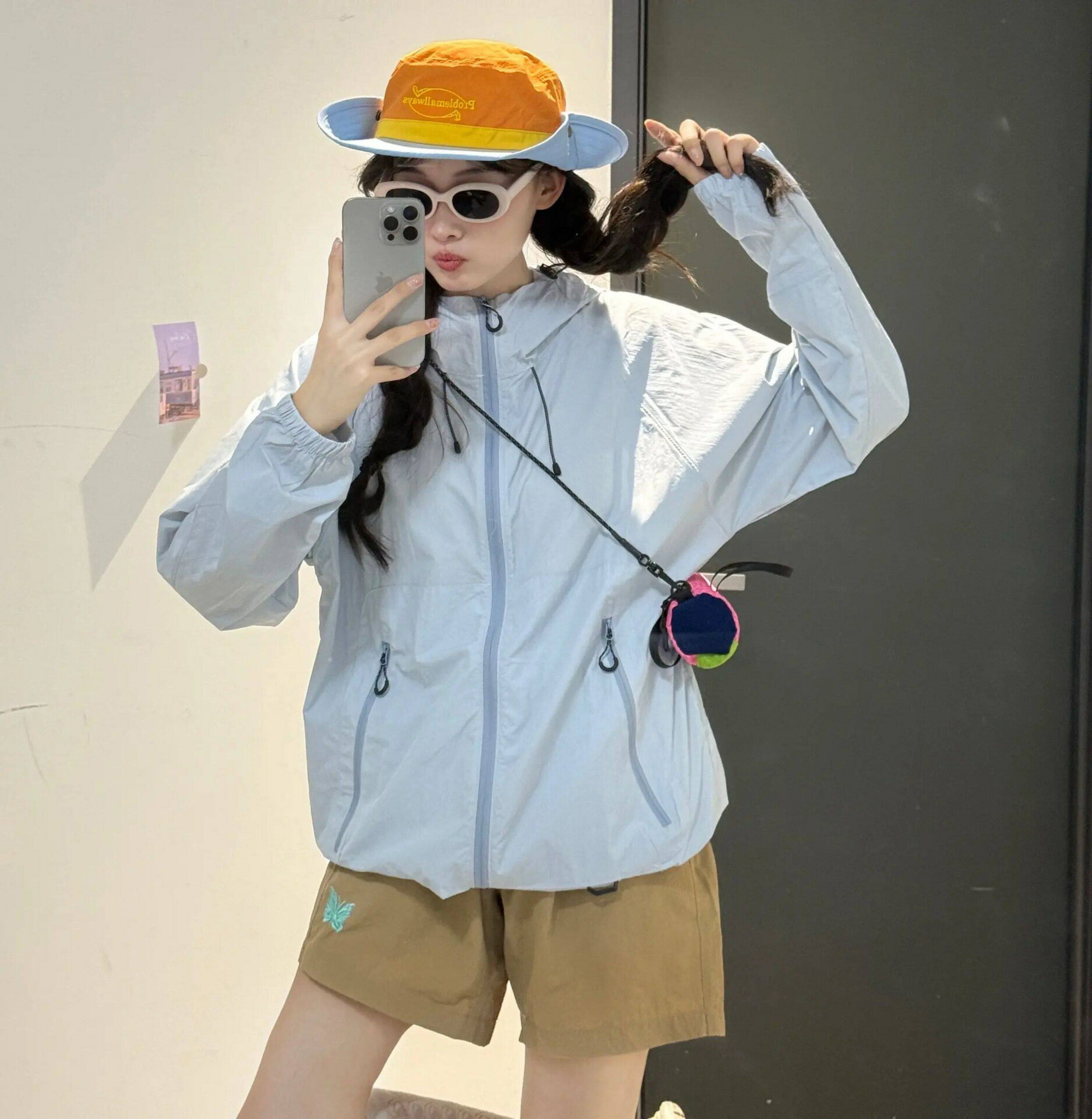 白玉冷白皮戶外山系2026新款原紗防曬衣女UPF涼感連帽巨好 女性/女童服飾 大衣/外套/防風夾克/披肩 3