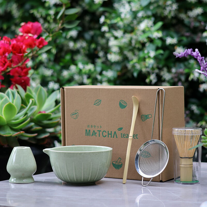 熱銷抹茶綠Japanese Matcha Tea Set 日 餐具/杯具 咖啡茶具/酒具 6