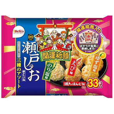 【豆嫂】日本零食 瀨戶本鹽米菓(33入)*新包裝