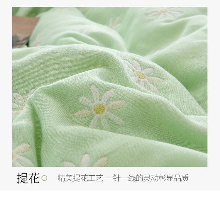 新款全棉6層紗紗布毛巾毯純棉紗布毯浴巾蓋毯兒童夏季六層紗布毯 毛巾/浴袍 浴巾/毛巾 11