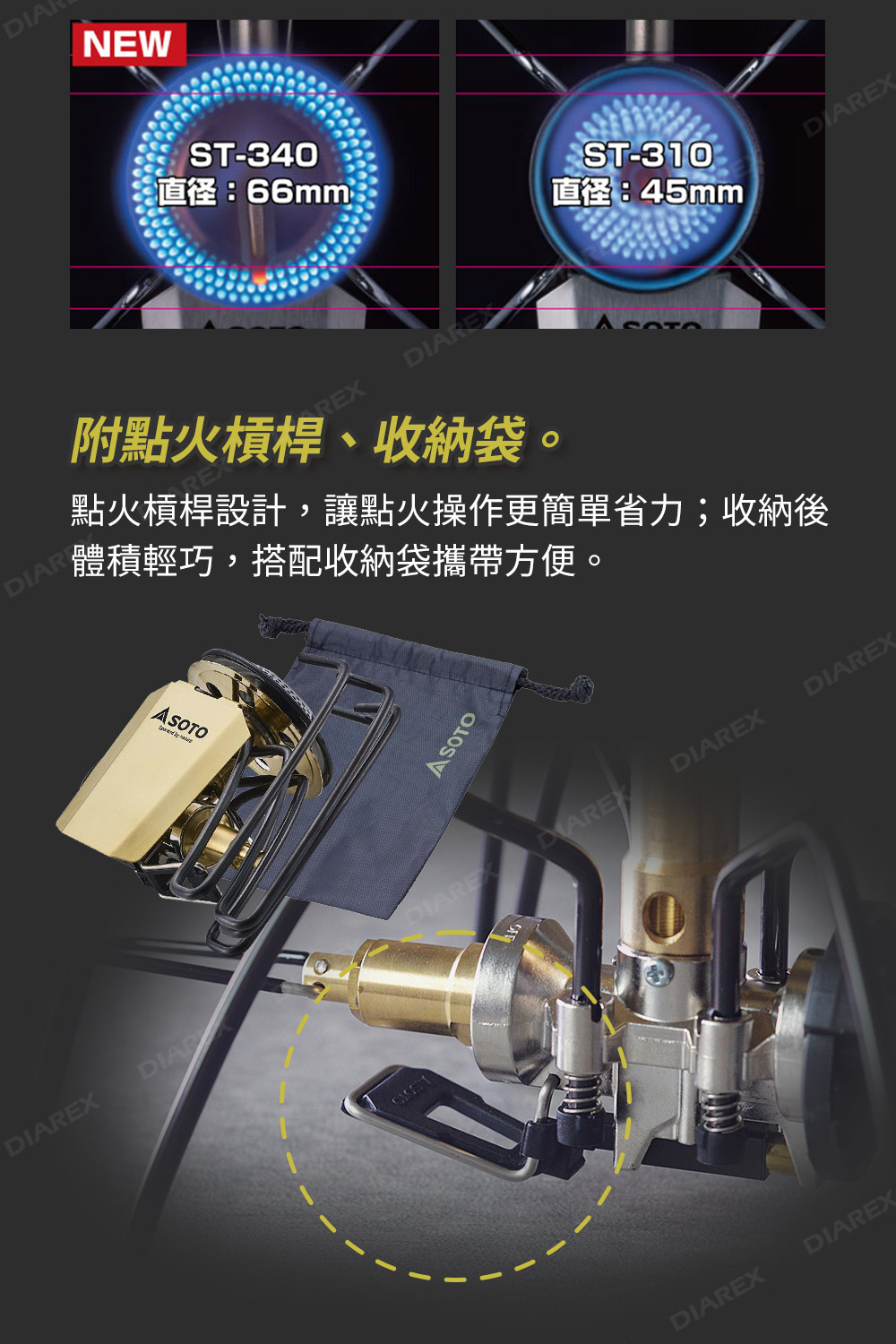 火口直徑6.6cm,可大範圍均勻加熱炊具底部