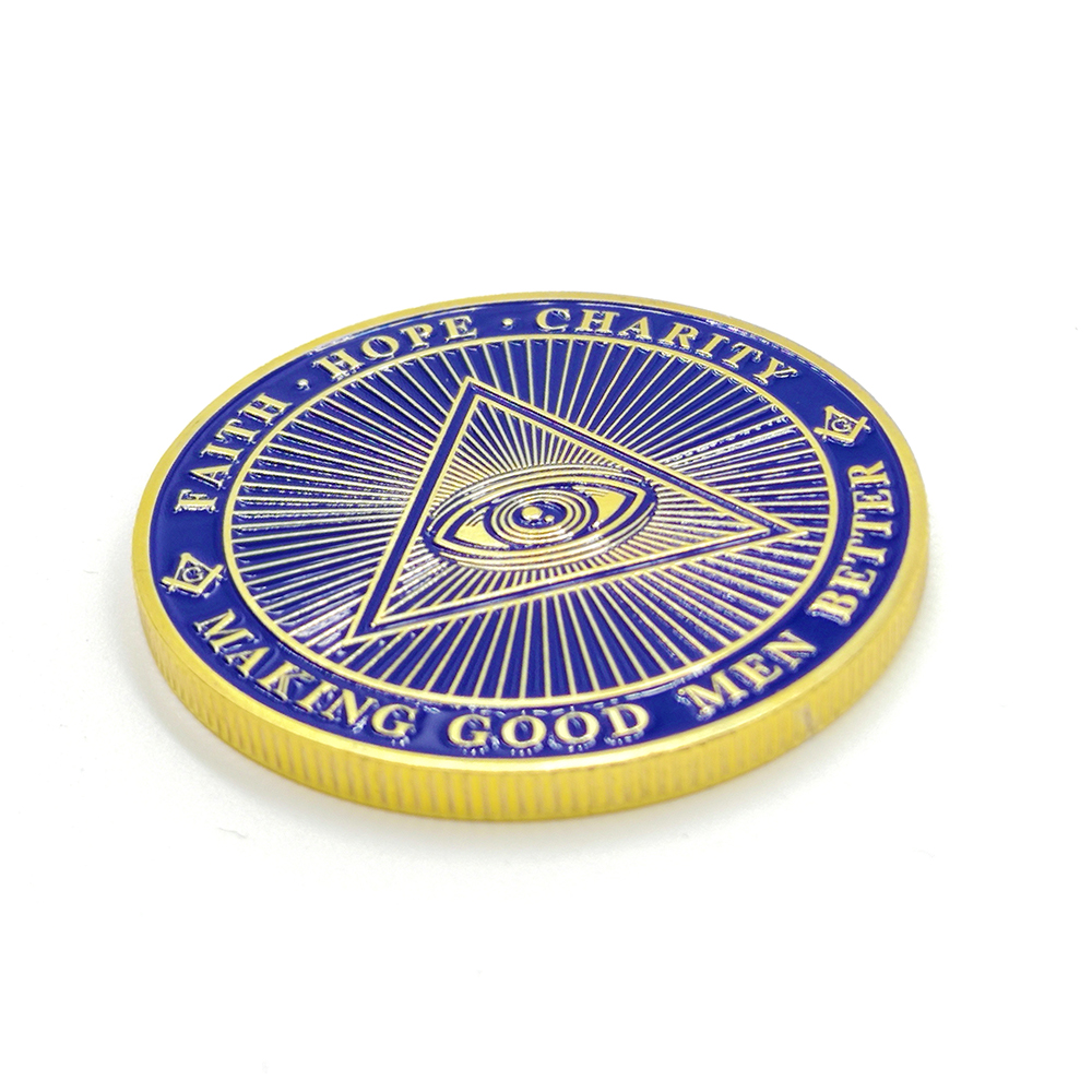 共濟會之眼紀念章石匠兄弟會標志徽章全視之眼銀創意小禮物| 協貿國際日用品生活3館| 樂天市場Rakuten