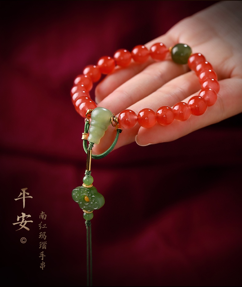 出雲瑪瑙碧玉３３珠　片手念珠　女性物 1170ecbd7d0242ac110003.jpg