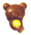 【豆嫂】日本零食 丹生堂 拉拉熊造型焦糖巧克力(80個/盒)/蘋果軟糖*新上架