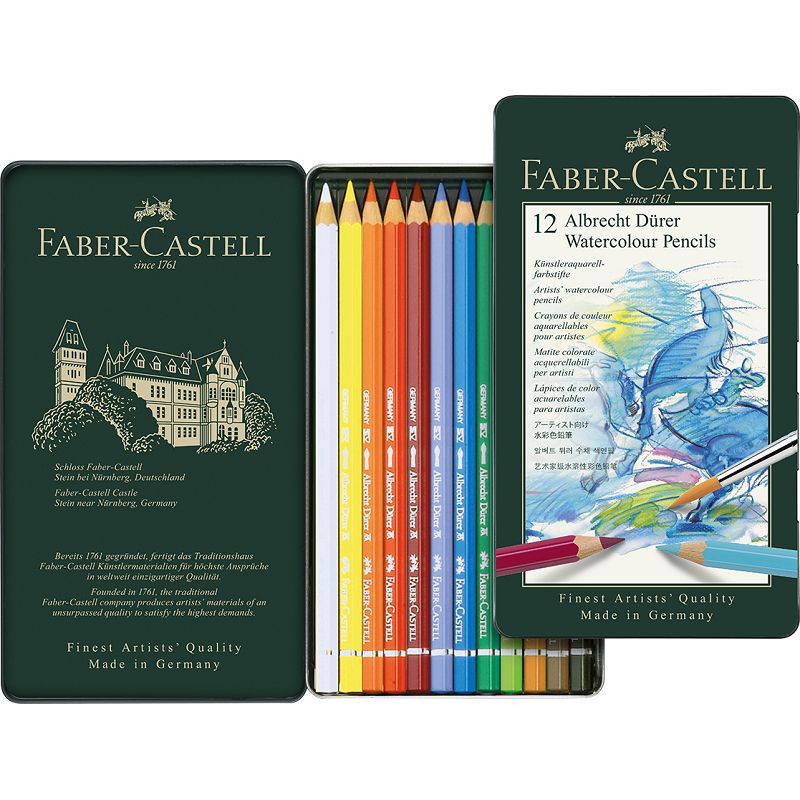 FABER-CASTELL 輝柏藝術級水彩色鉛筆12色/盒117512 | 永昌創新國際有限