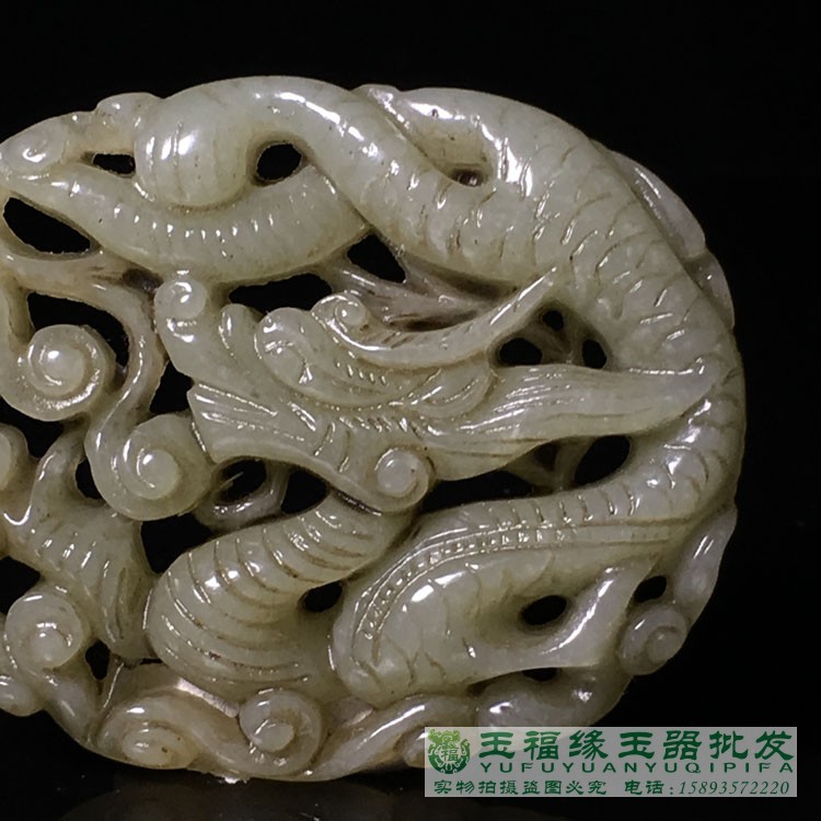 清時代 和田玉 古玉佩 彫刻玉 中国古美術 時代玉器 骨董 收藏品 C1A163 11d0ecb3a50242ac110003.jpg