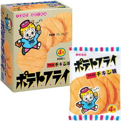 【豆嫂】日本零食 日本東豐 馬鈴薯片-奶油鹽/炸雞味(20包/盒)