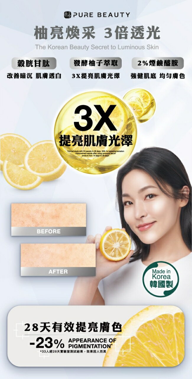 Pure Beauty 柚子亮肌活顏精華30ml | 屈臣氏Watsons直營店| 樂天市場Rakuten