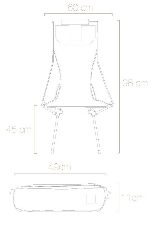 ├登山樂┤韓國Helinox Tactical Sunset Chair 輕量戰術高腳椅/ 軍綠