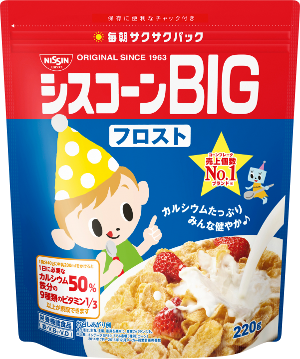 【豆嫂】日本零食 NISSIN 袋裝日清早餐營養麥片BIG(原味/糖霜/可可)