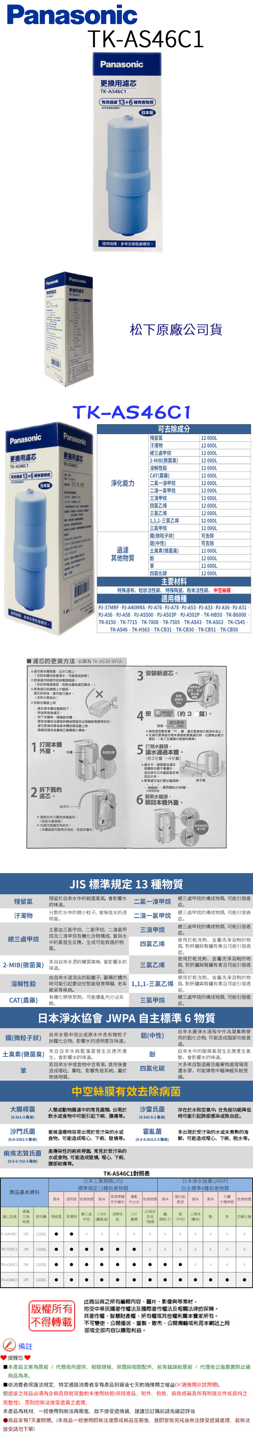 Panasonic國際牌 TK-AS46C - 詳情1