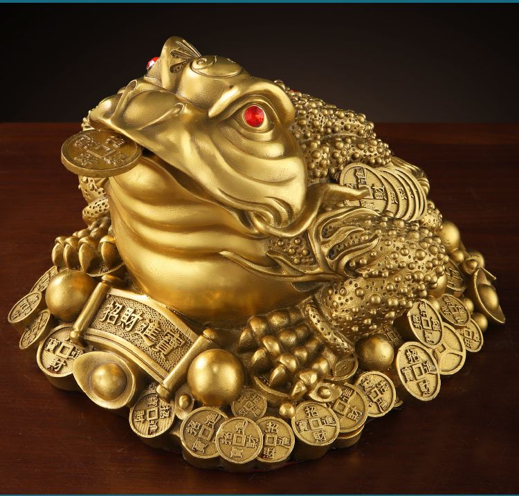 銅製 金蟾 茶寵 書斎 蟾鎮 文鎮 装飾品 工芸品 美術品 黄铜招财金蟾摆件金蝉纯铜大号三足蟾蜍