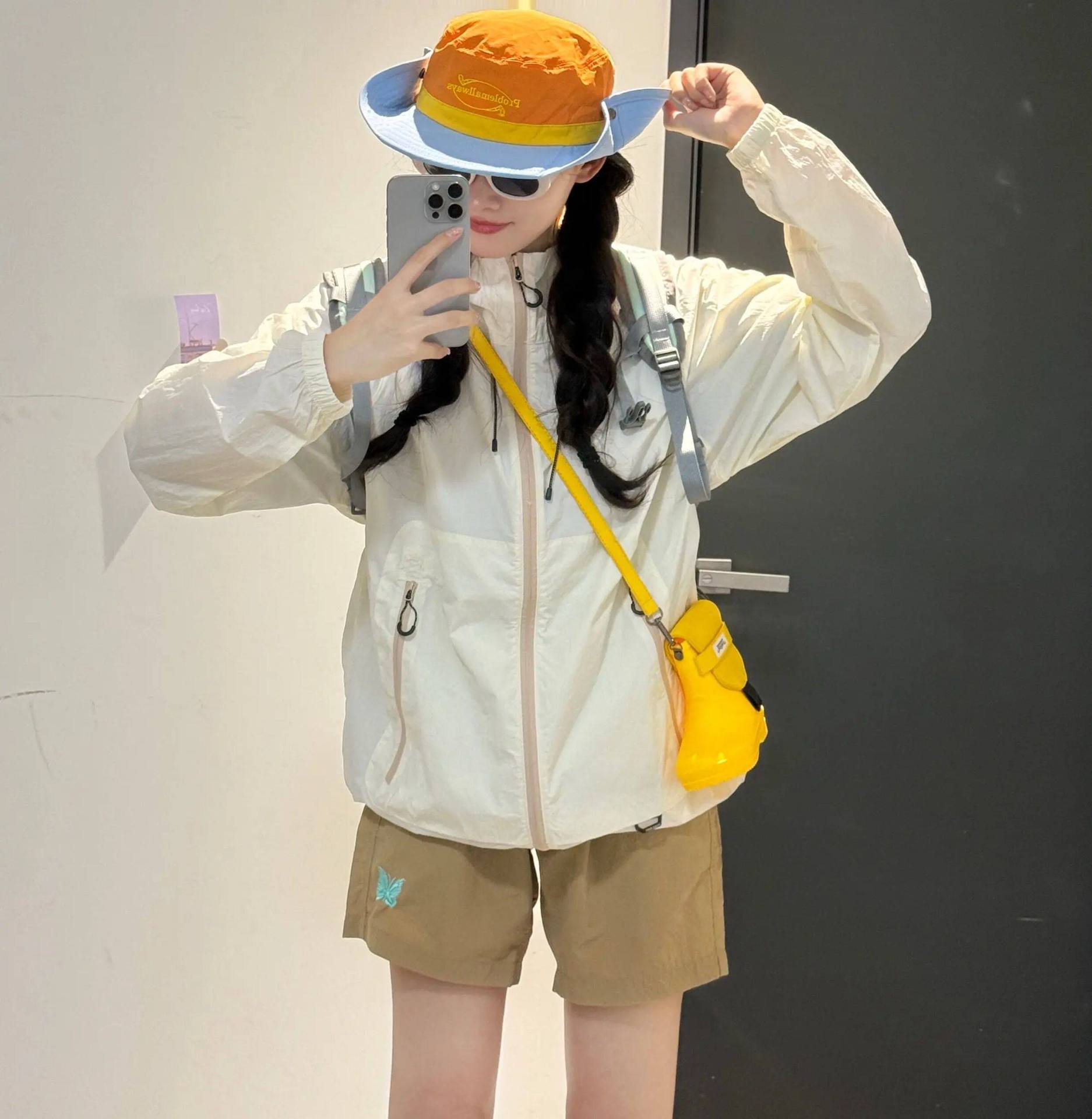 白玉冷白皮戶外山系2026新款原紗防曬衣女UPF涼感連帽巨好 女性/女童服飾 大衣/外套/防風夾克/披肩 5