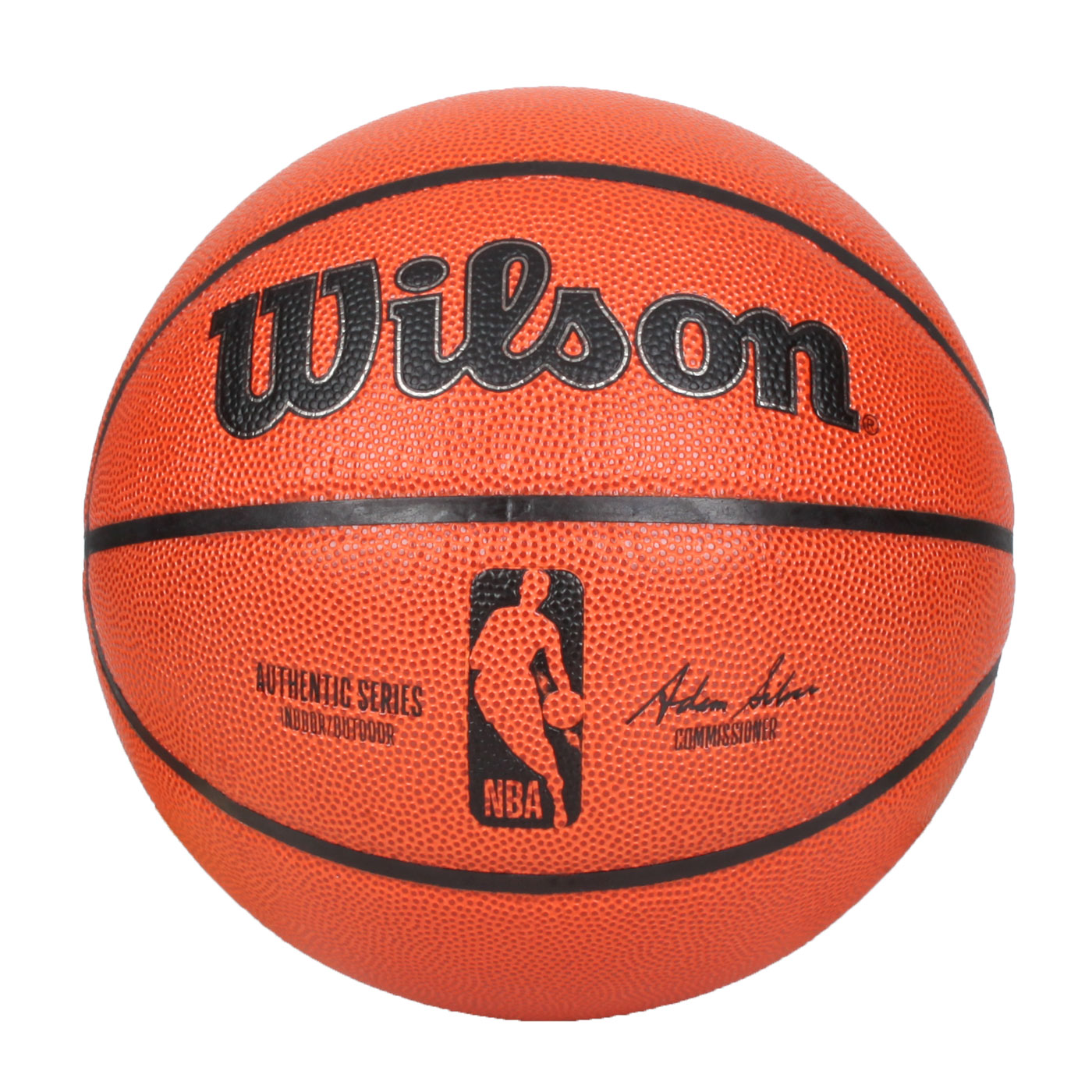 WILSON NBA AUTH系列合成皮籃球#7(訓練室內7號球威爾森「WTB7200XB07
