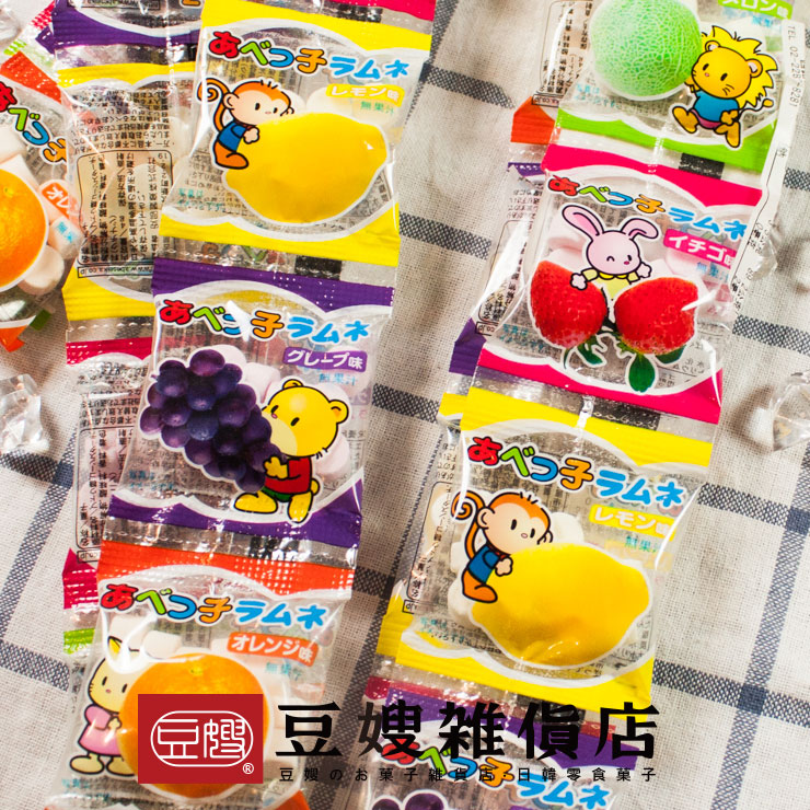 【豆嫂】日本零食 安部 水果10連汽水糖