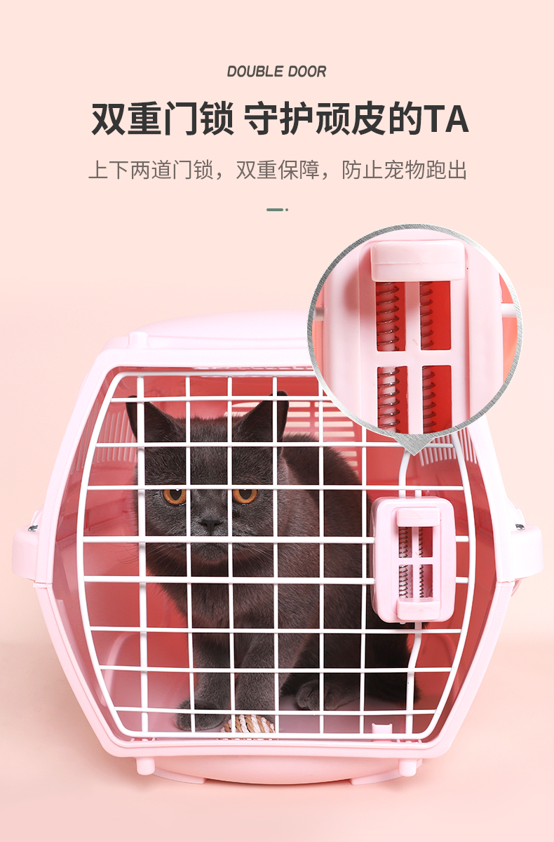 貓咪航空箱寵物狗狗外出便攜托運空運手提箱旅行大型犬車載貓籠子| 林之