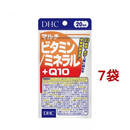 DHC 綜合維他命／礦物質+Q10 20天份(100粒*7包)[DHC營養補給品]日本必買 | 日本樂天熱銷