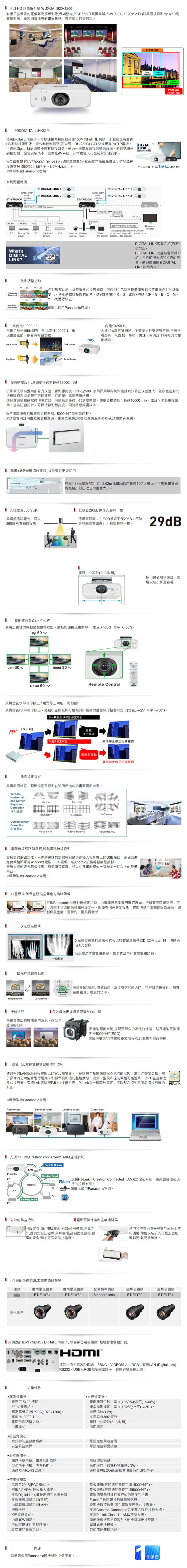 Panasonic國際牌 PT-EZ590T - 詳情4