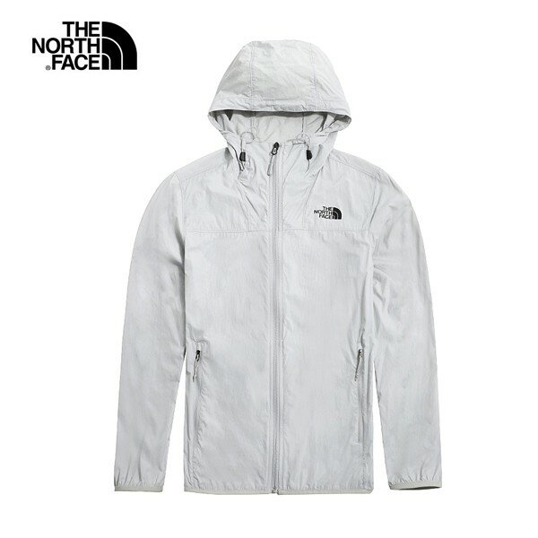 美國[The North Face]M UPF WIND JACKET/ 男款防曬收納透氣輕薄