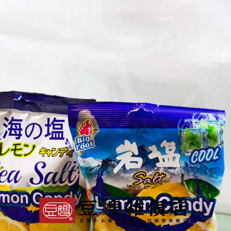 【豆嫂】馬來西亞零食 Big Foot 岩鹽檸檬糖(薄荷/海鹽)