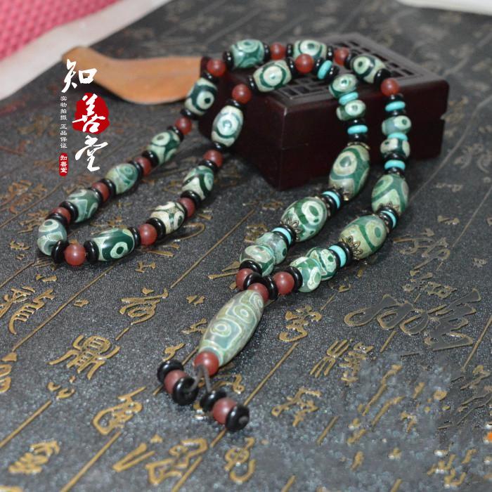 九眼天珠 1800年以前 s716 老礦天珠38.1mm 西藏真品天然老礦天珠原石三六九眼天珠項鏈至純瑪瑙天眼項鏈吊墜| 協貿