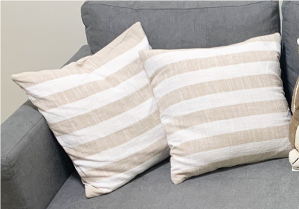 條紋抱枕套