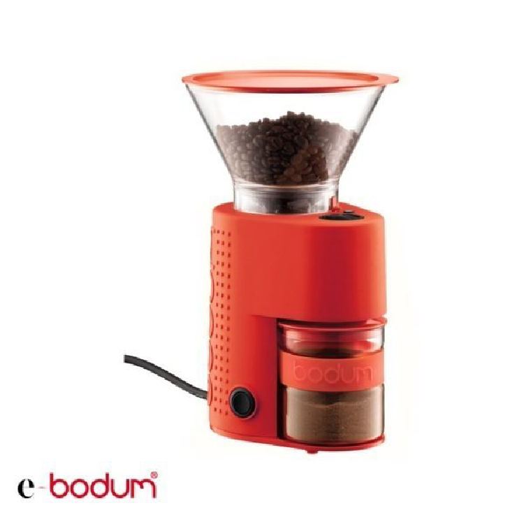 丹麥Bodum多段式磨豆機 (摩登紅)(送BODUM玻璃獨享杯)