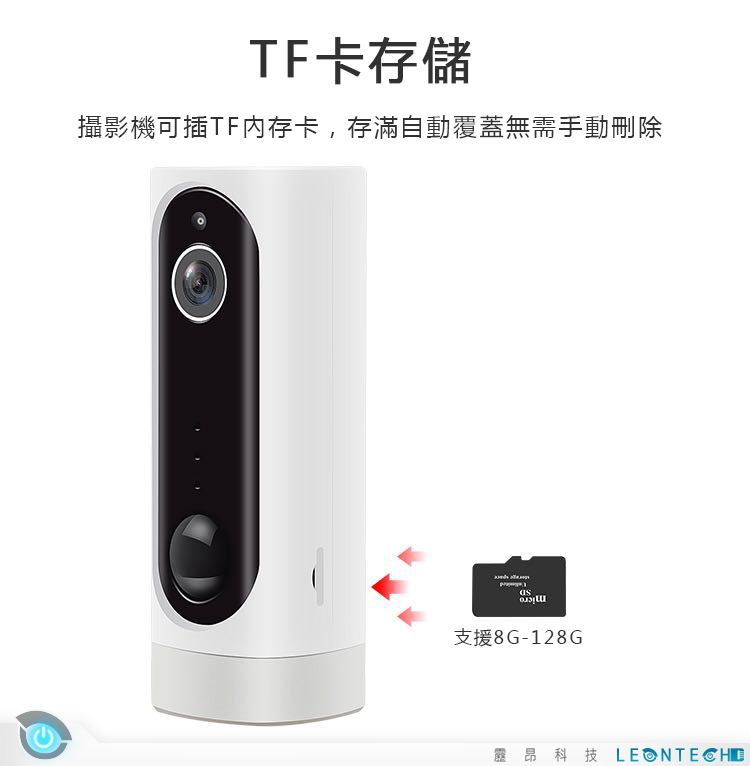 A2智能攝影機1080P 待機錄影可不插電源線 手機遠端WiFi監控 移動監測 雙向語音 紅外線夜視 支援TF卡