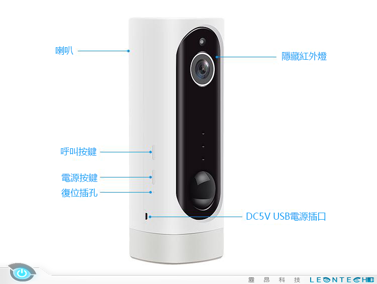 A2智能攝影機1080P 待機錄影可不插電源線 手機遠端WiFi監控 移動監測 雙向語音 紅外線夜視 支援TF卡